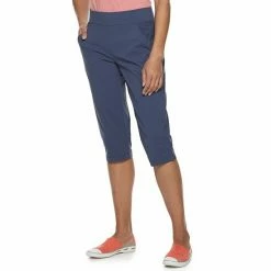 Women's Columbia Anytime Casual Pull-On Capri Pants Dark Nocturnal -Columbia Shop unnamed file 4891