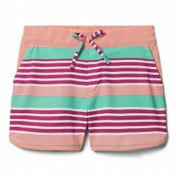 Girls 4-20 Columbia Sandy Shores Boardshorts Wild Fuchsia Stripe