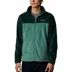 Men's Columbia Steens Mountain™ Full-Zip Fleece Jacket Black Olive Green -Columbia Shop unnamed file 51
