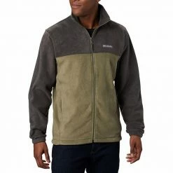 Men's Columbia Steens Mountain™ Full-Zip Fleece Jacket Black Olive Green -Columbia Shop unnamed file 52