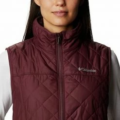 Women's Columbia Copper Crest™ Quilted Vest Red Lily -Columbia Shop unnamed file 529