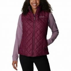 Women's Columbia Copper Crest™ Quilted Vest Red Lily -Columbia Shop unnamed file 541