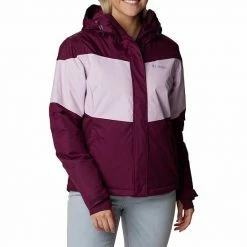 Women's Columbia Tipton Peak™ II Hooded Insulated Waterproof Jacket Neon Sunrise Noct