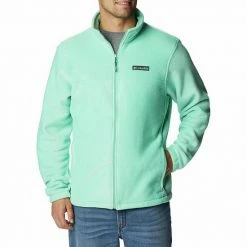 Men's Columbia Steens Mountain™ Full-Zip Fleece Jacket Black Olive Green -Columbia Shop unnamed file 59