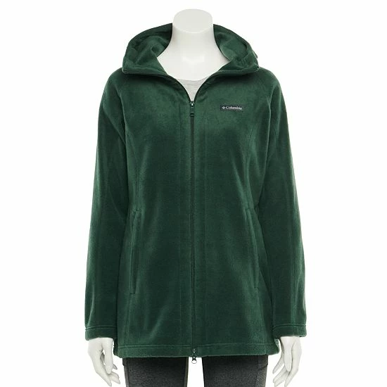 Women's Columbia Benton Springs Fleece Hooded Jacket Spruce 12 Women's Columbia Benton Springs Fleece Hooded Jacket Spruce - Image 10
