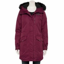 Women's Columbia Suttle Mountain Faux-Fur Hood Insulated Coat Olive Green -Columbia Shop unnamed file 68