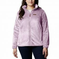 Plus Size Columbia Fireside Sherpa Fleece Jacket Dark Nocturnal -Columbia Shop unnamed file 732
