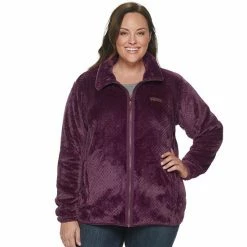 Plus Size Columbia Fireside Sherpa Fleece Jacket Dark Nocturnal -Columbia Shop unnamed file 736