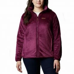 Plus Size Columbia Fireside Sherpa Fleece Jacket Dark Nocturnal -Columbia Shop unnamed file 739