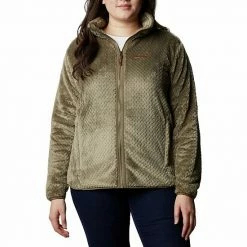 Plus Size Columbia Fireside Sherpa Fleece Jacket Dark Nocturnal -Columbia Shop unnamed file 741