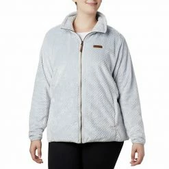 Plus Size Columbia Fireside Sherpa Fleece Jacket Dark Nocturnal -Columbia Shop unnamed file 743