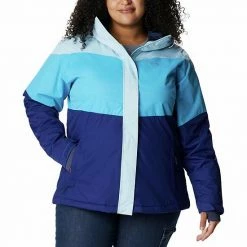 Women's Columbia Tipton Peak II Insulated Colorblock Jacket Spring Blue Blue Chil -Columbia Shop unnamed file 776