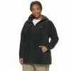 Plus Size Columbia Benton Springs Hooded Fleece Jacket Black Cherry