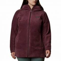 Plus Size Columbia Benton Springs Hooded Fleece Jacket Black Cherry -Columbia Shop unnamed file 803