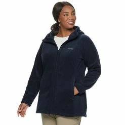 Plus Size Columbia Benton Springs Hooded Fleece Jacket Black Cherry -Columbia Shop unnamed file 806