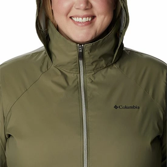 Plus Size Columbia Switchback III Hooded Packable Jacket Miami 7 Plus Size Columbia Switchback III Hooded Packable Jacket Miami - Image 5