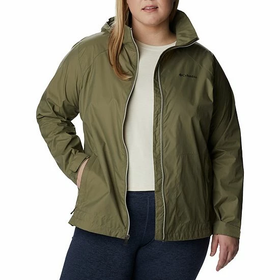 Plus Size Columbia Switchback III Hooded Packable Jacket Miami 8 Plus Size Columbia Switchback III Hooded Packable Jacket Miami - Image 6
