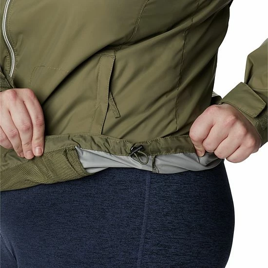 Plus Size Columbia Switchback III Hooded Packable Jacket Miami 9 Plus Size Columbia Switchback III Hooded Packable Jacket Miami - Image 7