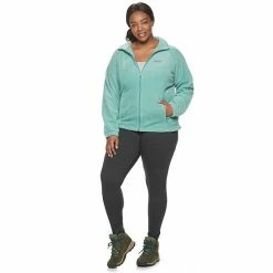 Plus Size Columbia Benton Springs Full-Zip Fleece Jacket Dark Ivy -Columbia Shop unnamed file 84