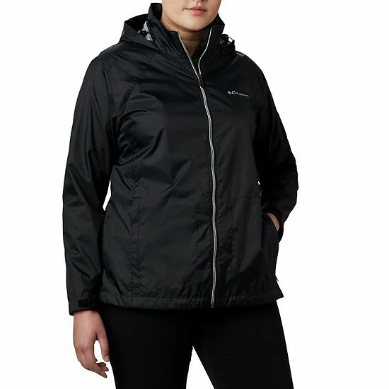 Plus Size Columbia Switchback III Hooded Packable Jacket Miami 20 Plus Size Columbia Switchback III Hooded Packable Jacket Miami - Image 18