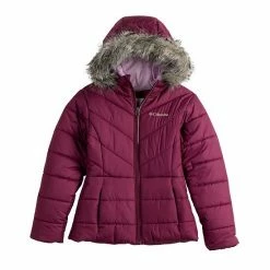 Girls 4-16 Columbia Katelyn Crest Hooded Jacket Marionberry -Columbia Shop unnamed file 867