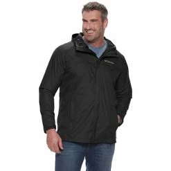 Big & Tall Columbia Watertight II Omni-Tech Hooded Packable Jacket Collegiate Navy -Columbia Shop unnamed file 871