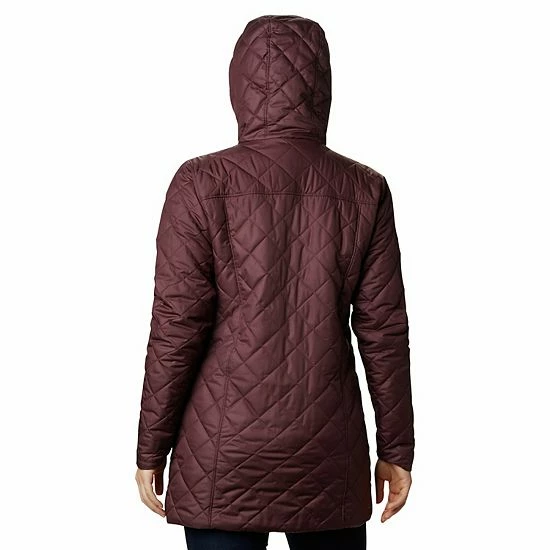 Women's Columbia Copper Crest™ Quilted Long Jacket Wild Iris 4 Women's Columbia Copper Crest™ Quilted Long Jacket Wild Iris - Image 2