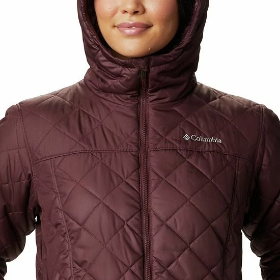 Women's Columbia Copper Crest™ Quilted Long Jacket Wild Iris 7 Women's Columbia Copper Crest™ Quilted Long Jacket Wild Iris - Image 5