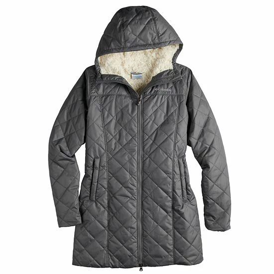 Women's Columbia Copper Crest™ Quilted Long Jacket Wild Iris 8 Women's Columbia Copper Crest™ Quilted Long Jacket Wild Iris - Image 6