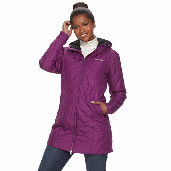 Women's Columbia Copper Crest™ Quilted Long Jacket Wild Iris 12 Women's Columbia Copper Crest™ Quilted Long Jacket Wild Iris - Image 10