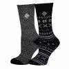 Women's Columbia 2-Pk. Fairisle Thermal Crew Socks Teal
