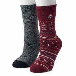 Women's Columbia 2-Pk. Fairisle Thermal Crew Socks Teal 14 Women's Columbia 2-Pk. Fairisle Thermal Crew Socks Teal -Columbia Shop unnamed file 900
