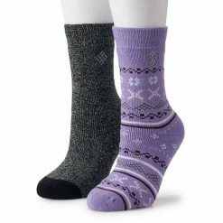 Women's Columbia 2-Pk. Fairisle Thermal Crew Socks Teal 17 Women's Columbia 2-Pk. Fairisle Thermal Crew Socks Teal -Columbia Shop unnamed file 903