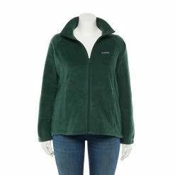 Plus Size Columbia Benton Springs Full-Zip Fleece Jacket Dark Ivy -Columbia Shop unnamed file 91
