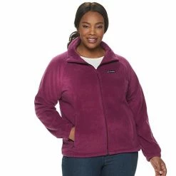 Plus Size Columbia Benton Springs Full-Zip Fleece Jacket Dark Ivy -Columbia Shop unnamed file 93