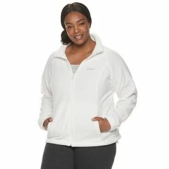Plus Size Columbia Benton Springs Full-Zip Fleece Jacket Dark Ivy -Columbia Shop unnamed file 94
